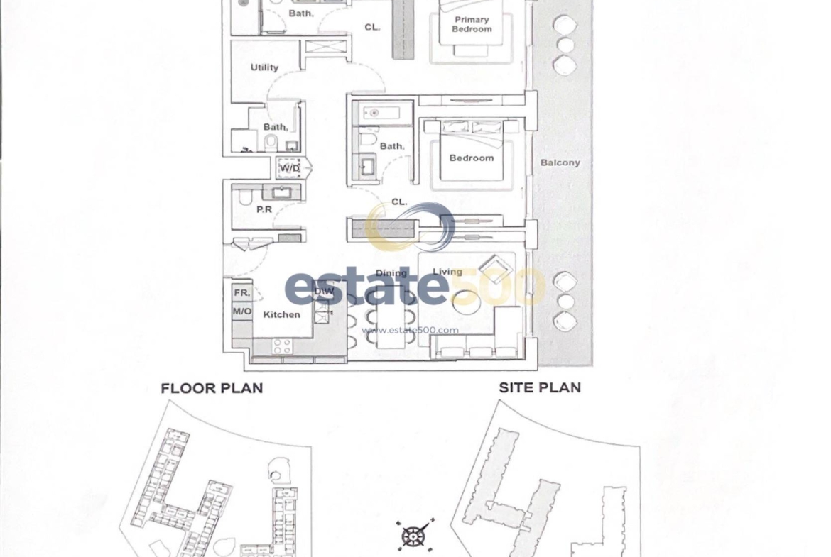 Full Sea View | Direct Beach Access | Exclusive | Estate500 Dubai