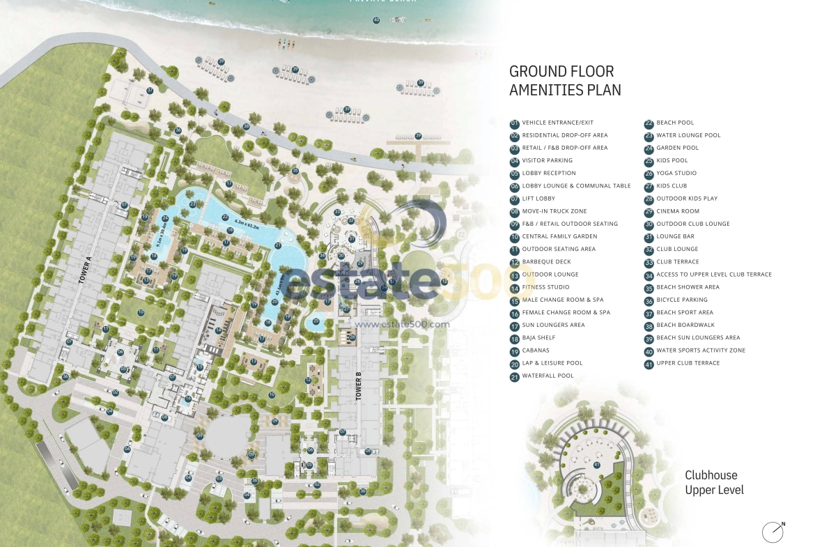 Full Sea View | Direct Beach Access | Exclusive | Estate500 Dubai