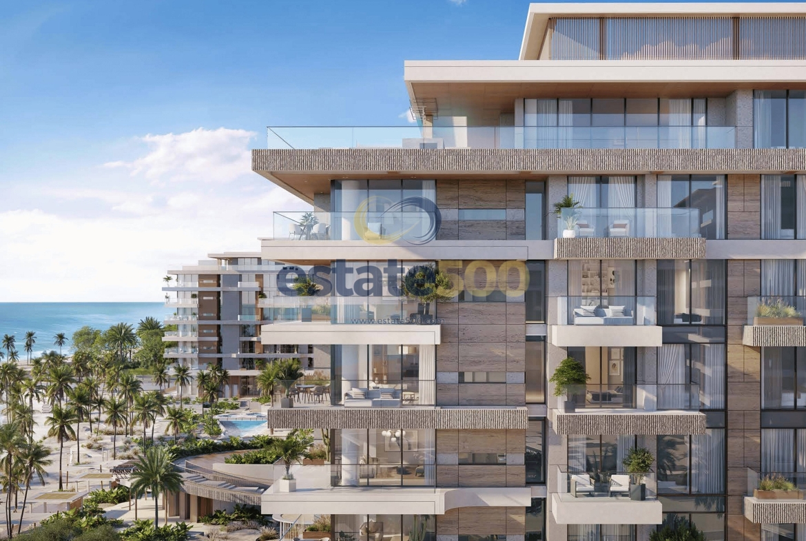 2BHK | Full Sea View | Direct Beach | 50/50 PP | Estate500 Dubai