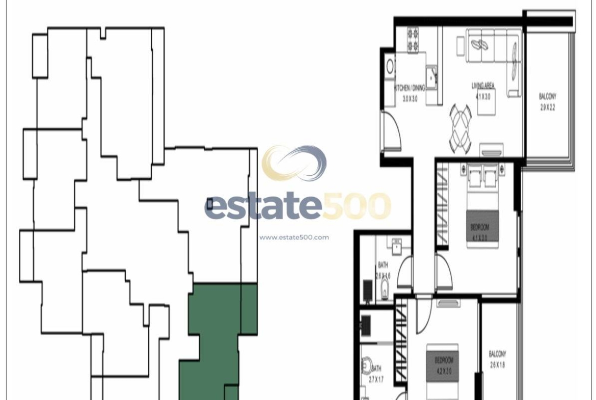 Best Deal | High ROI | Premium 2BHK | Estate500 Dubai